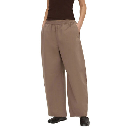 Assembly Label Elaine Washed Cotton Pant Dark Sand